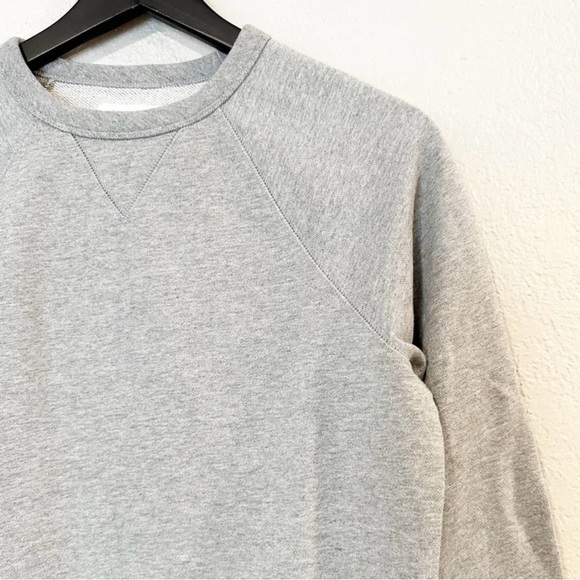 Everlane Gray Unisex French Terry Crewneck Sweatshirt - Picture 3 of 4